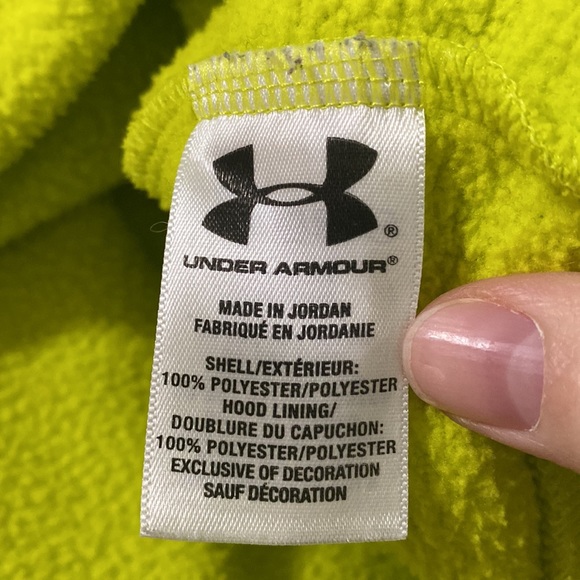 Under Armour Storm semifitted fleece lined hoodie with quilted textured logo S - Picture 15 of 16